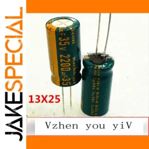 2200UF 35V Electrolytic Capacitor for LED Power Supply