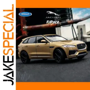 Gold Jaguar F-Pace 1:24 Scale Diecast Model