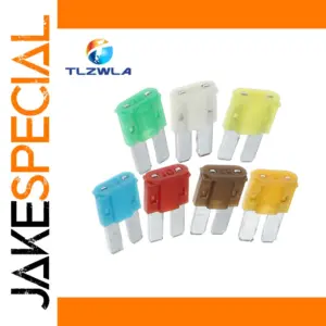 Color-Coded Automotive Micro Fuse Set (10 pcs)