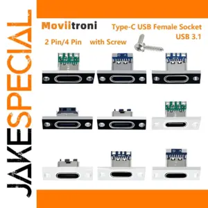 Type-C USB 3.1 Female Connector Set