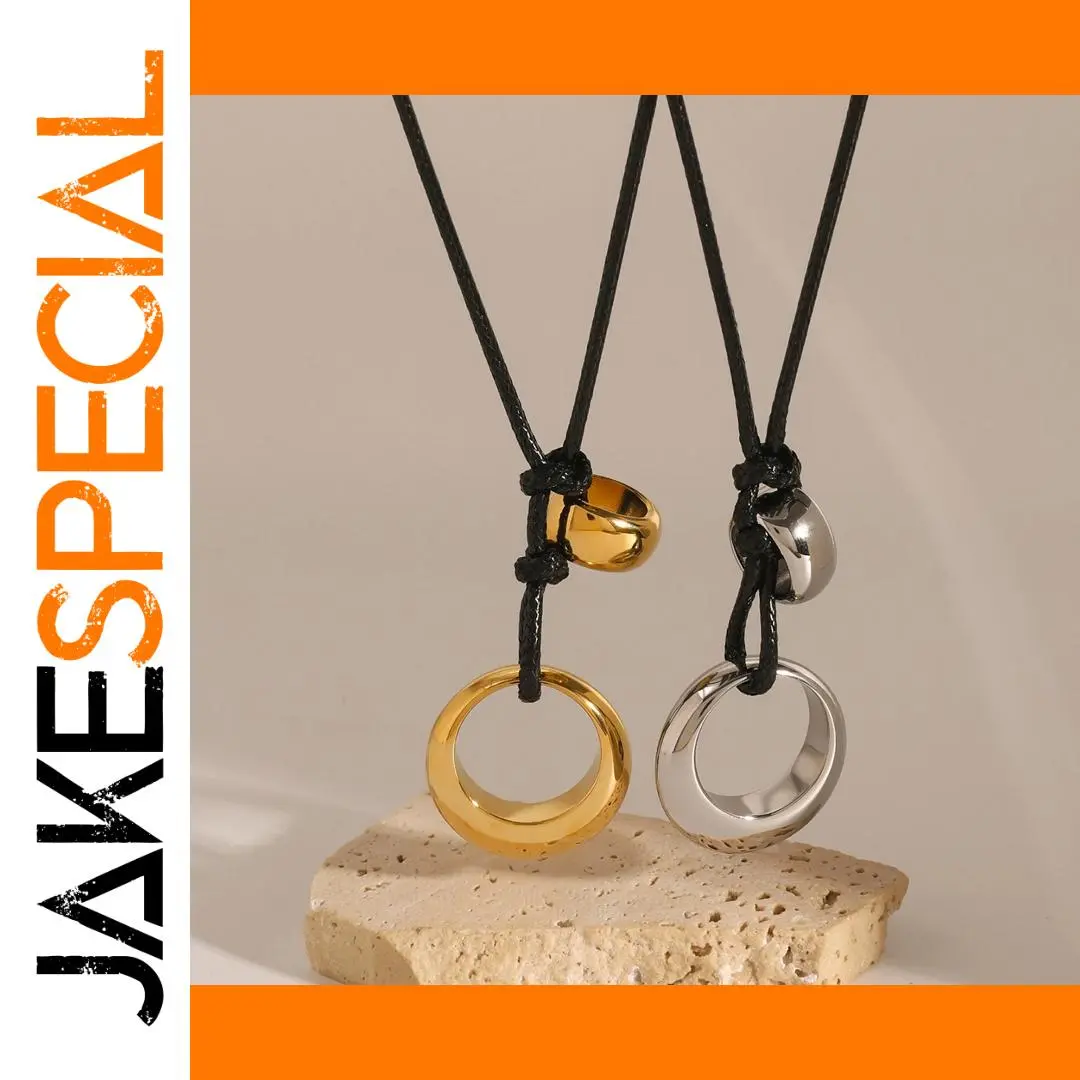 Modern Stainless Steel Gold Silver Necklace 1 Modern Stainless Steel Gold Silver Necklace