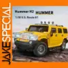 Yellow Hummer H2 Diecast Model 1:18 Scale