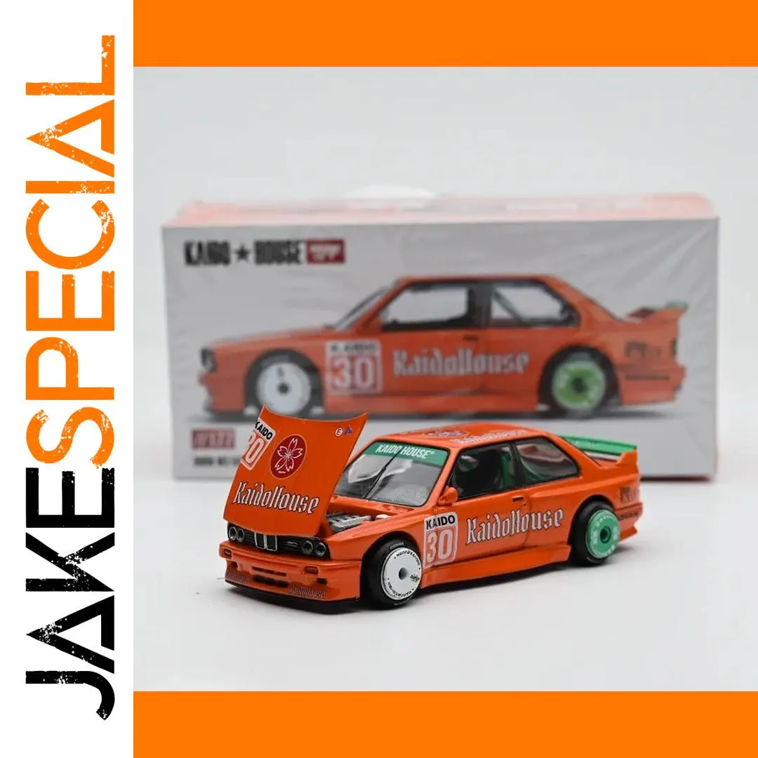 BMW M3 E30 Diecast Model 1:64 Scale in Vivid Orange 1 BMW M3 E30 Diecast Model 1:64 Scale in Vivid Orange