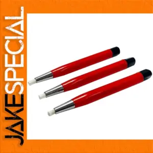 Red Fiberglass Precision Cleaning Brush Set