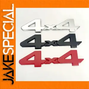 3D Off-Road Vehicle Metal Sticker 15cm