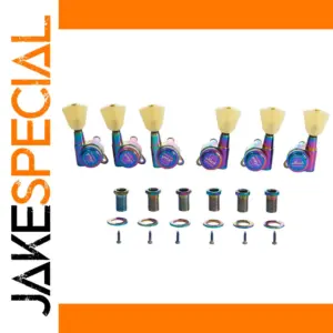 Burnt Chrome Locking Tuners with Cream Buttons