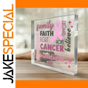 Breast Cancer Awareness Acrylic Ornament
