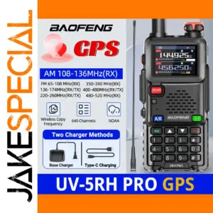 Baofeng UV-5RH PRO GPS Dual-Band Walkie Talkie