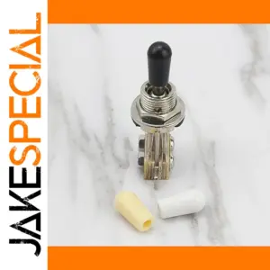 3-Way Guitar Toggle Switch in Black, Chrome, Gold