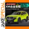 Vibrant Lime Green BMW XM 1:24 Diecast SUV
