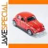 Vintage Red Volkswagen Beetle Die-Cast Model