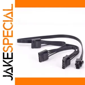 PCI-e 6Pin to IDE Power Adapter Cable, 70cm