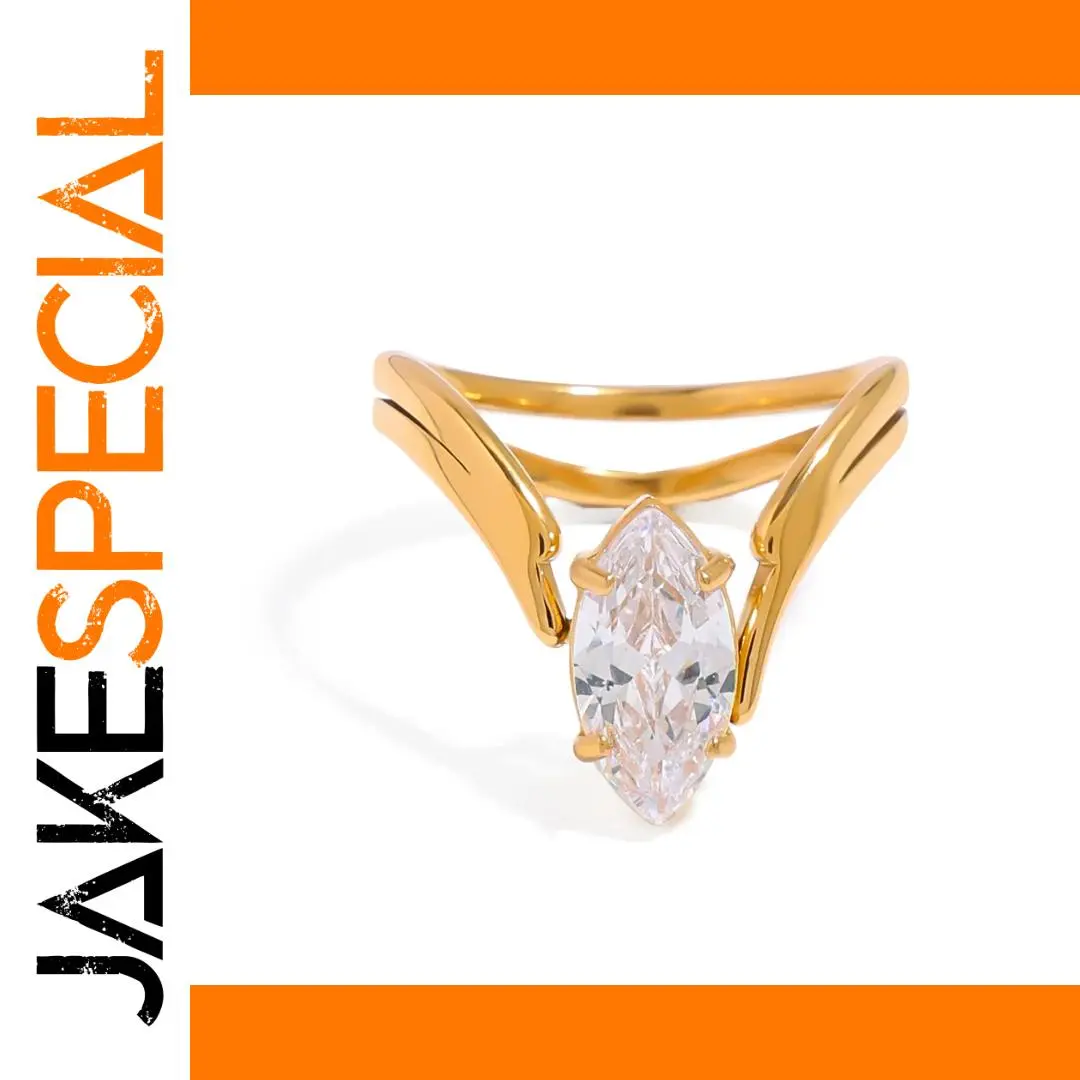 Minimalist Gold Stainless Steel Women's Ring 1 Minimalist Gold Stainless Steel Women's Ring