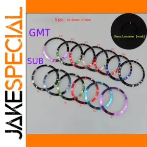 36.8mm Aluminum Watch Bezel for 31mm Inserts