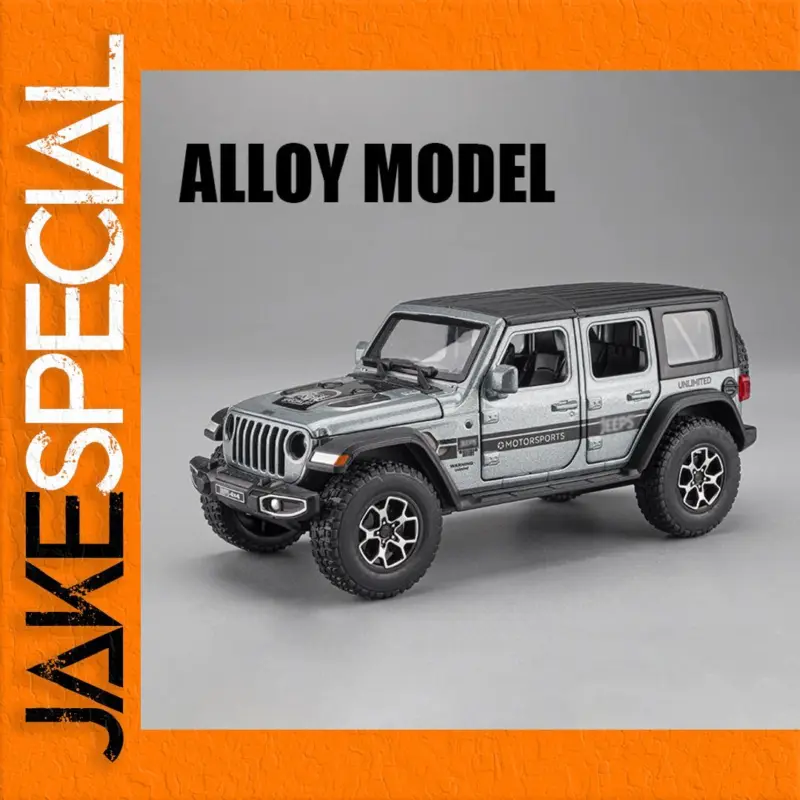 Experience Off-Road Adventures with the 1:32 Scale Diecast Jeep Wrangler Sahara Model 1 e32ea8f7a5da471889ae0752 product image