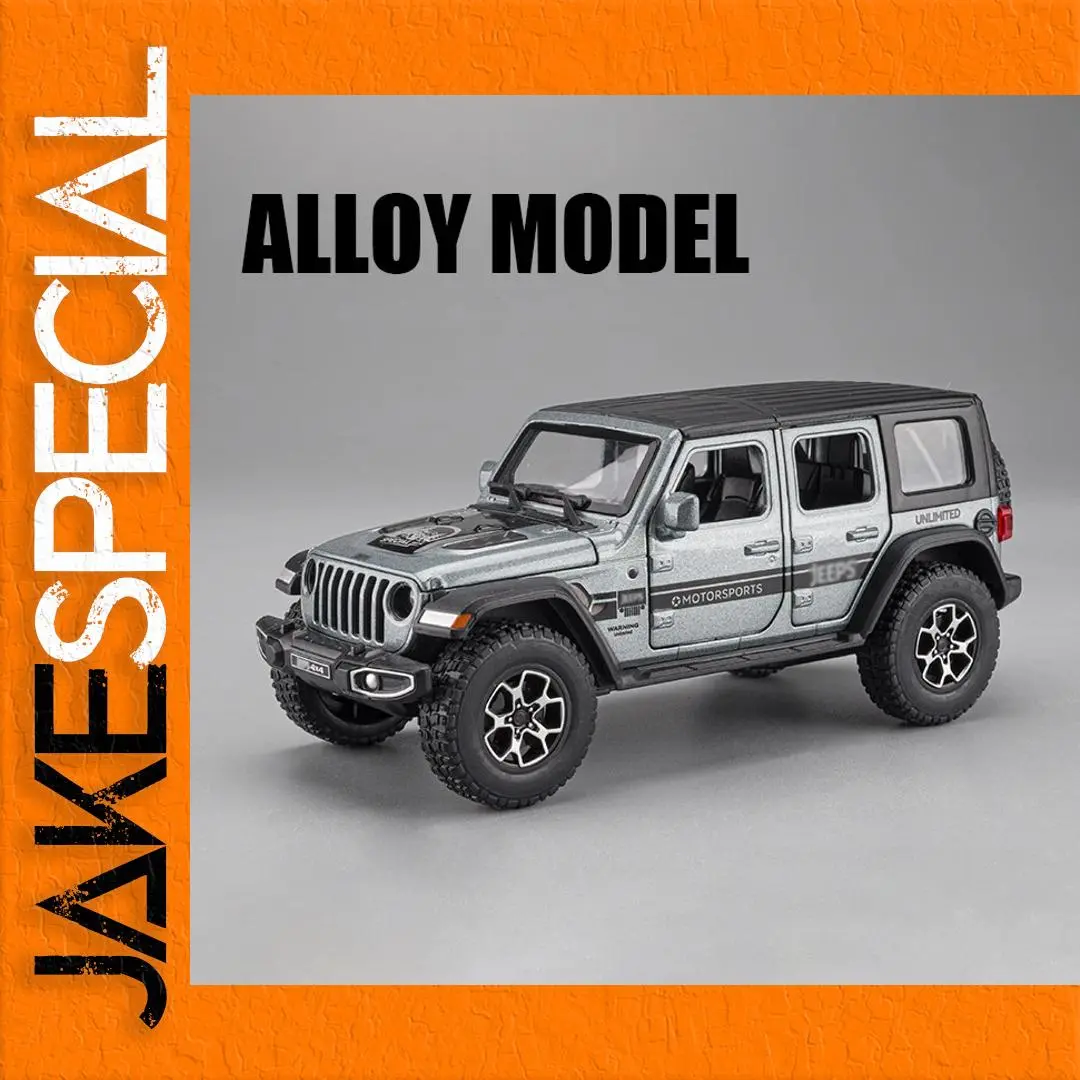 1:32 Scale Diecast Jeep Wrangler Sahara Model 1 1:32 Scale Diecast Jeep Wrangler Sahara Model