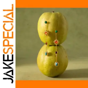 Vintage Stainless Steel Water Drop Earrings