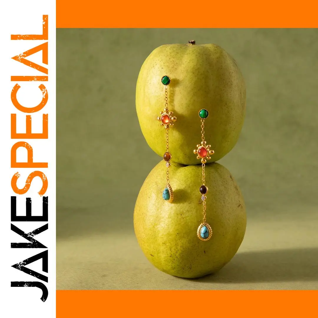 Vintage Stainless Steel Water Drop Earrings 1 Vintage Stainless Steel Water Drop Earrings