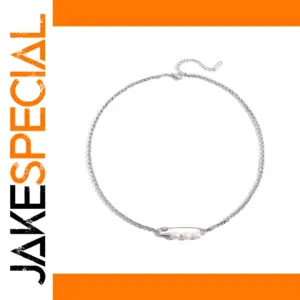 Stainless Steel Necklace with Pearls JDN0204001-S