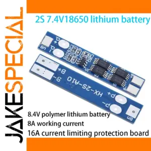 2S 7.4V Lithium Battery Module with 8A Output