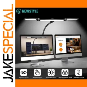 Modern Black 3-Head Eye Care Architect Lamp