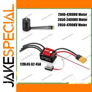 Waterproof 45A ESC & 2840-4700KV Motor Combo for RC