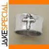 Vintage Silver Cross Ring for Women