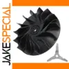 Durable Black Impeller Fan for Garden Tools
