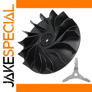 Durable Black Impeller Fan for Garden Tools