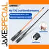 ABBREE UV-795 Dual-Band SMA-F Antenna Set