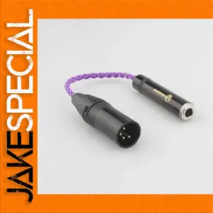 Premium 10cm Audio Adapter Cable with XLR and 6.35mm Jack