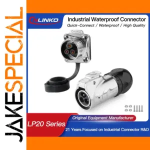 LP20 Waterproof Metal Connector for Heavy-Duty Use