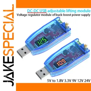 Adjustable USB Power Supply Module 1V-24V 3W