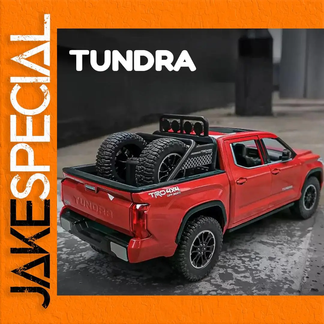 Red Tundra LC80 1:24 Scale Diecast Model 1 Red Tundra LC80 1:24 Scale Diecast Model
