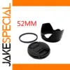 52mm Camera Accessory Kit with UV Filter, Cap & Hood