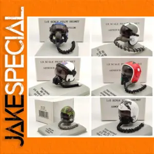 1:8 Scale Pilot Helmet Replica Display Model