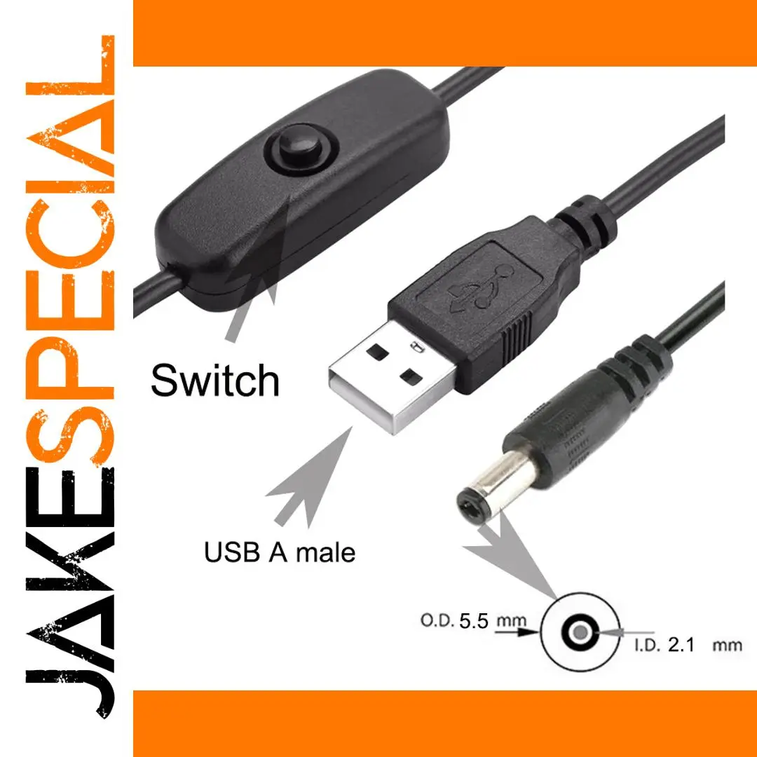 Black Power Cable with Switch 1.5m 1 Black Power Cable with Switch 1.5m