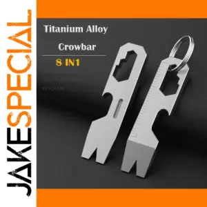 8-in-1 Titanium Multi-Tool for Outdoors