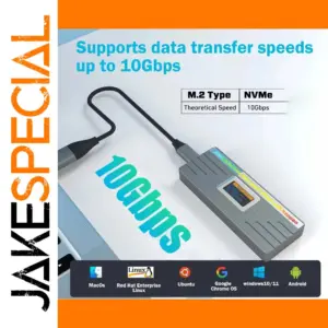 Visual Smart M.2 NVMe SSD Enclosure 10Gbps USB-C