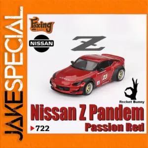 Red Nissan Z Pandem Rocket Rabbit Model