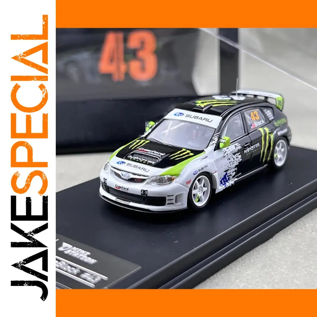 White Subaru Impreza WRX STI Rally Car Model 1:64 1 White Subaru Impreza WRX STI Rally Car Model 1:64