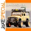 Rugged Yellow Land Rover Defender Diecast Model