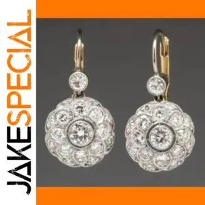 Vintage Geometric Drop Earrings for Women