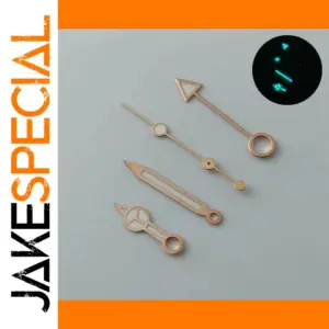 Rose Gold NH34 Luminous Watch Hands Set