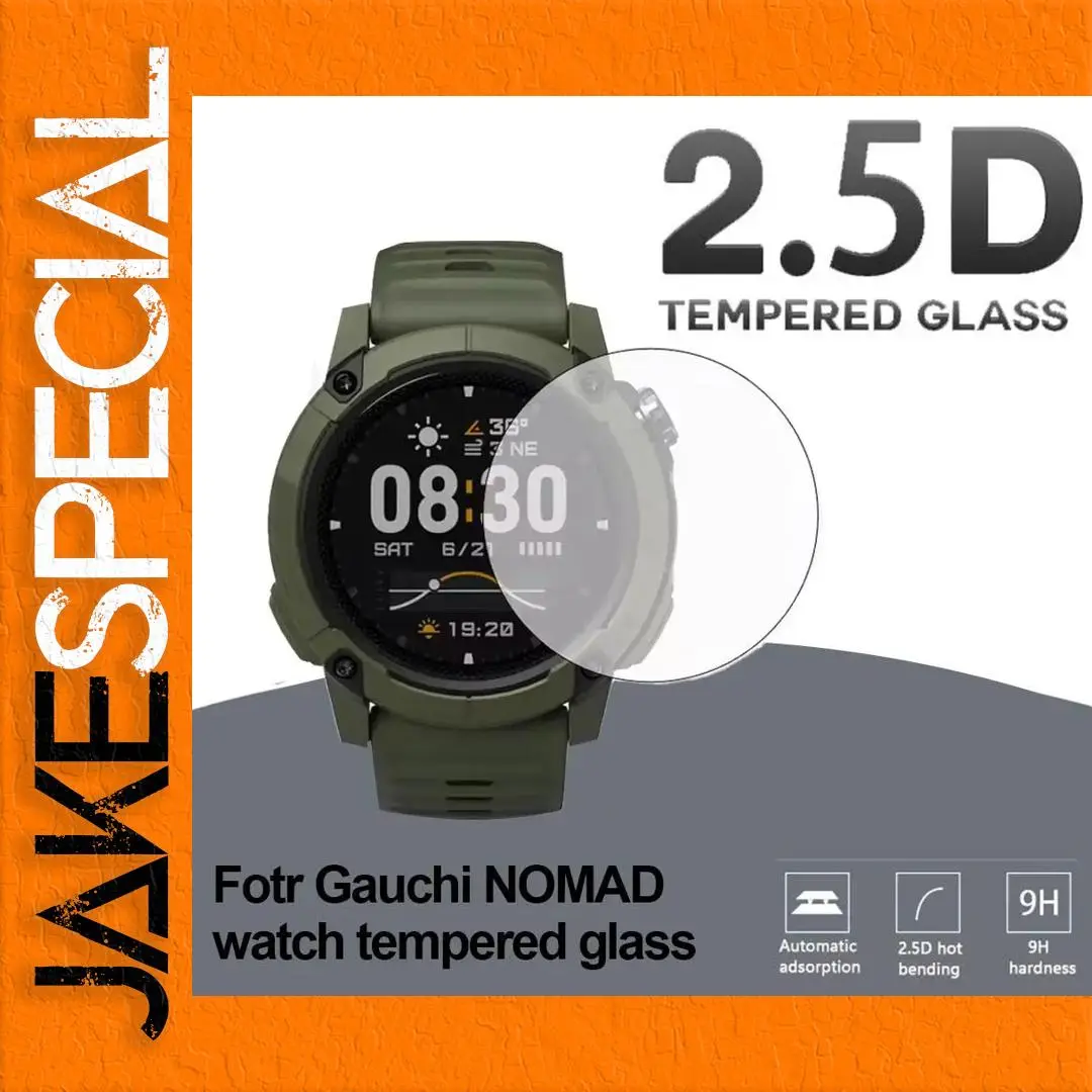 Gauchi NOMAD Watch Tempered Glass Protector 1 Gauchi NOMAD Watch Tempered Glass Protector