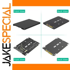 2-in-1 SSD Adapter for mSATA & M.2 SSDs