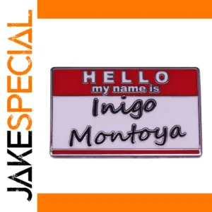 Inigo Montoya Movie Badge Copper Pin