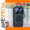 Portable Black Radio with Flashlight and AM/FM/SW Bands