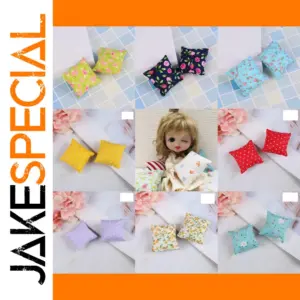Dollhouse Cotton Cushion Set for Miniature Decor