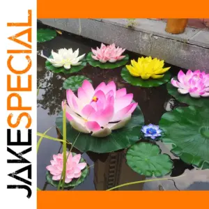 Floating Artificial Water Lilies Set in Multiple Sizes